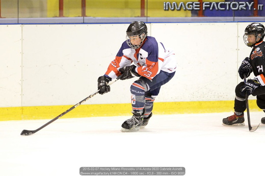 2015-02-07 Hockey Milano Rossoblu U14-Aosta 0920 Gabriele Asinelli